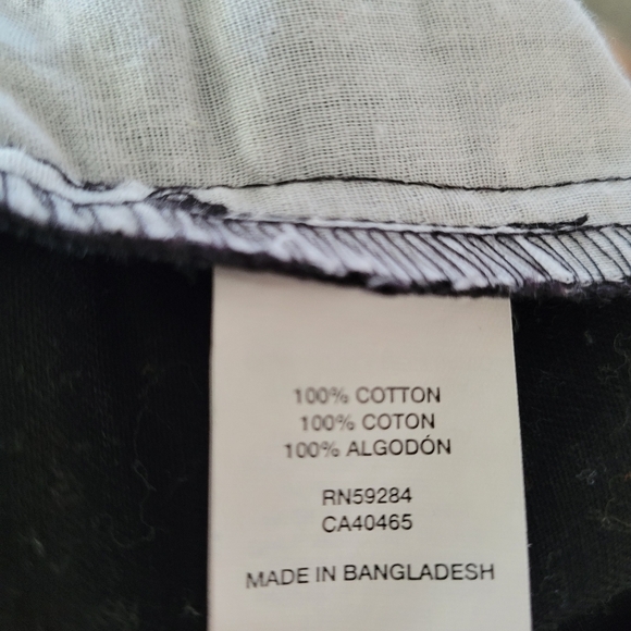 Childrens Place Black Chino Straight Leg Adjustable Waist Pant Size Boy 10 Husky - Picture 7 of 7